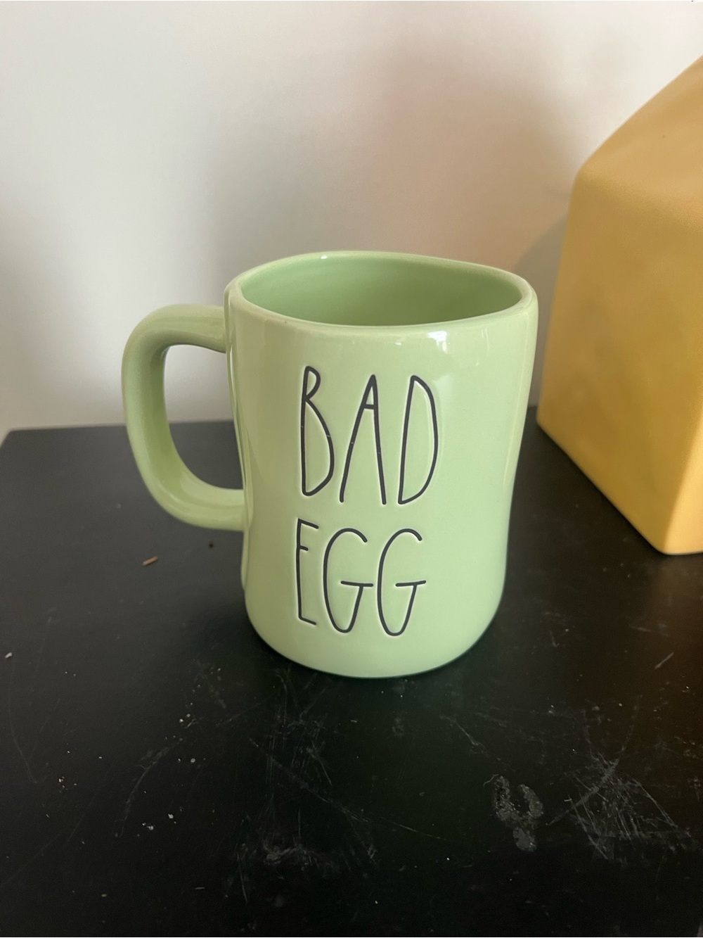 RAE DUNN BAD EGG GREEN COFFEE MUG #coffeemug #kitchen